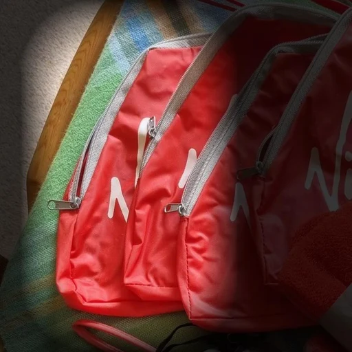 Red Sailcloth with 'N' Marking