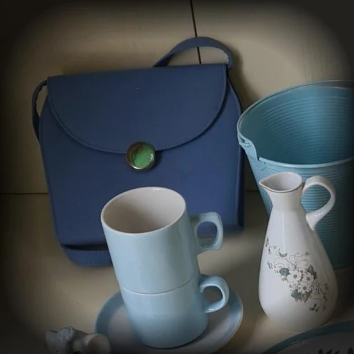 Vintage Blue Handbag